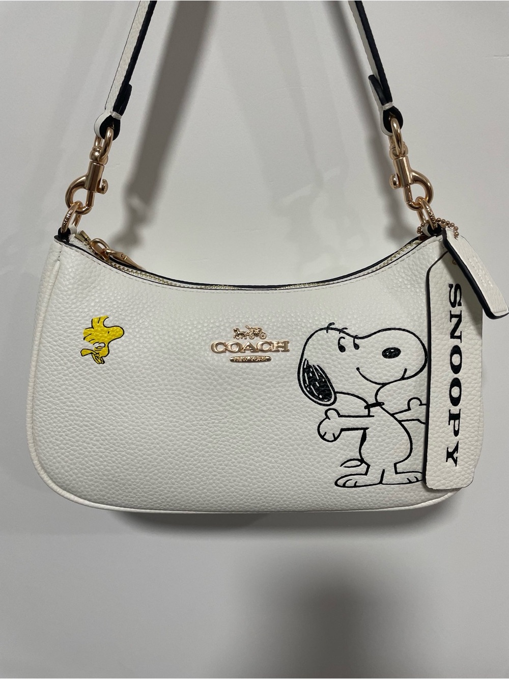 Coach x Peanuts Snoopy & Woodstock Shoulder Bag - Picture 3 of 3